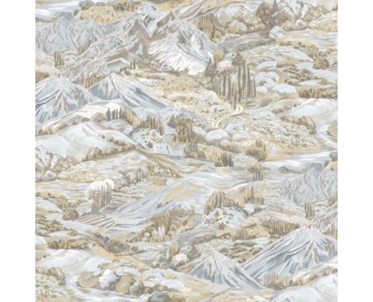 Обои горы на коричневом фоне Антураж винил Aspen арт. 168532-14